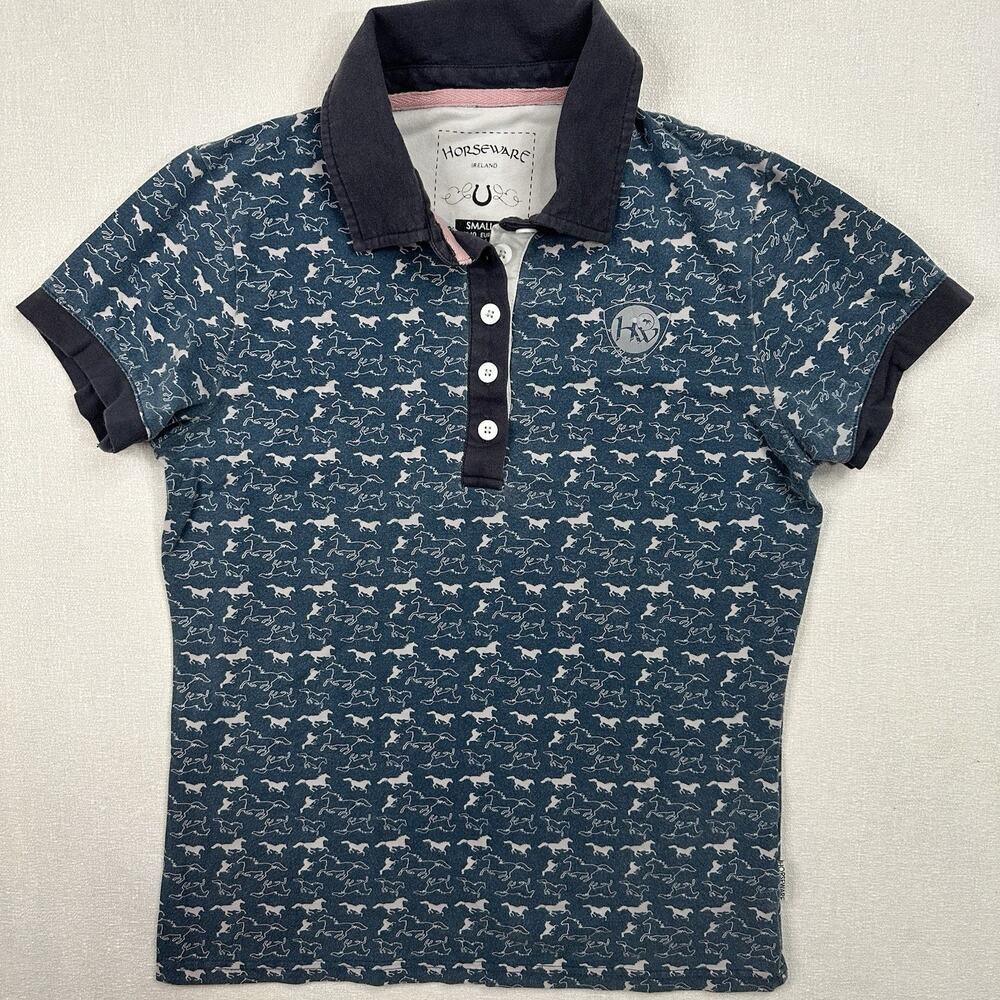 Horseware Polo Shirt‎ Women's Small Equestrian Riding